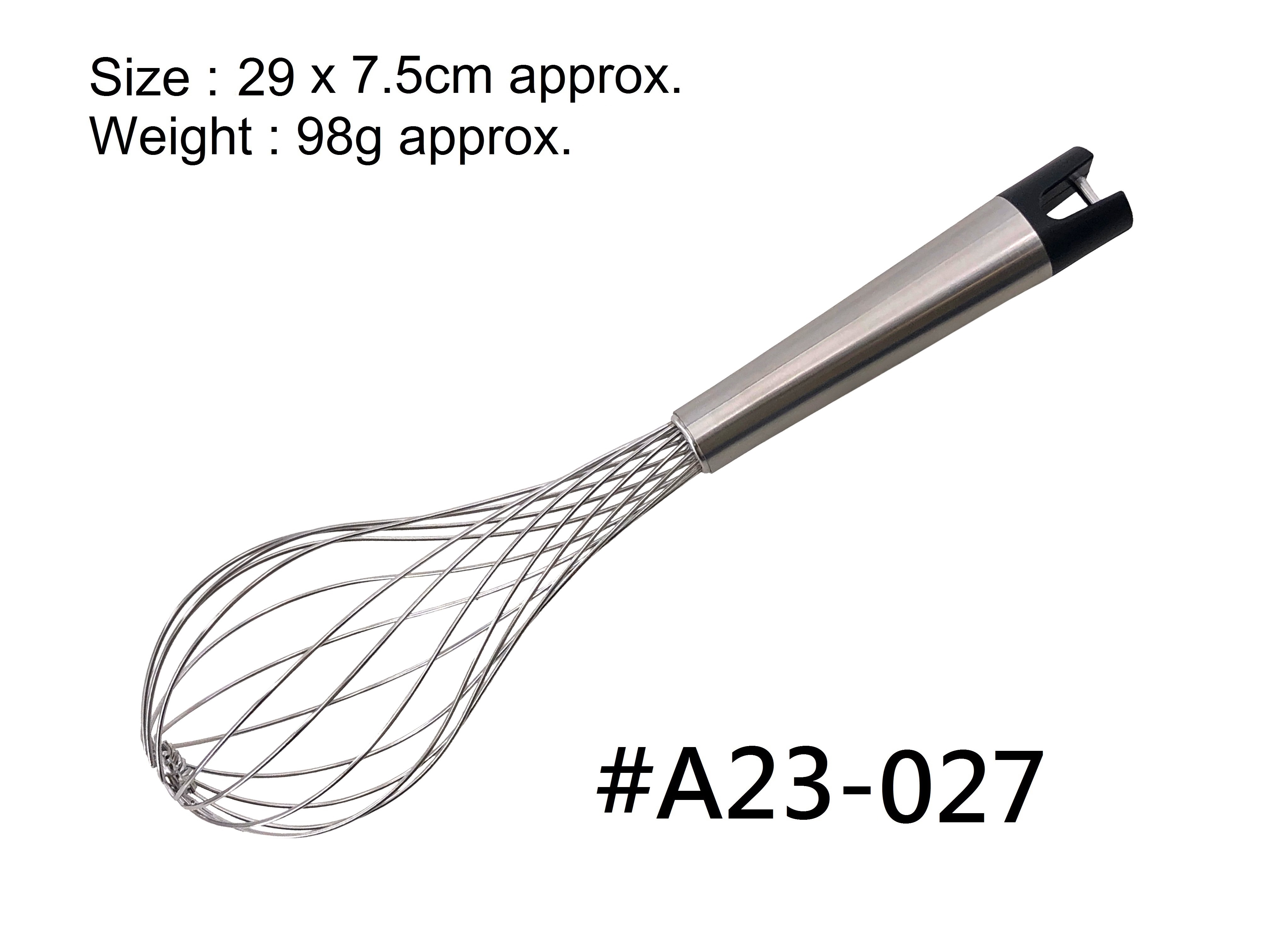 Function part : 18/8 Stainless steel Handle : 18/8 Stainless steel & ABS plastic Egg Whisk